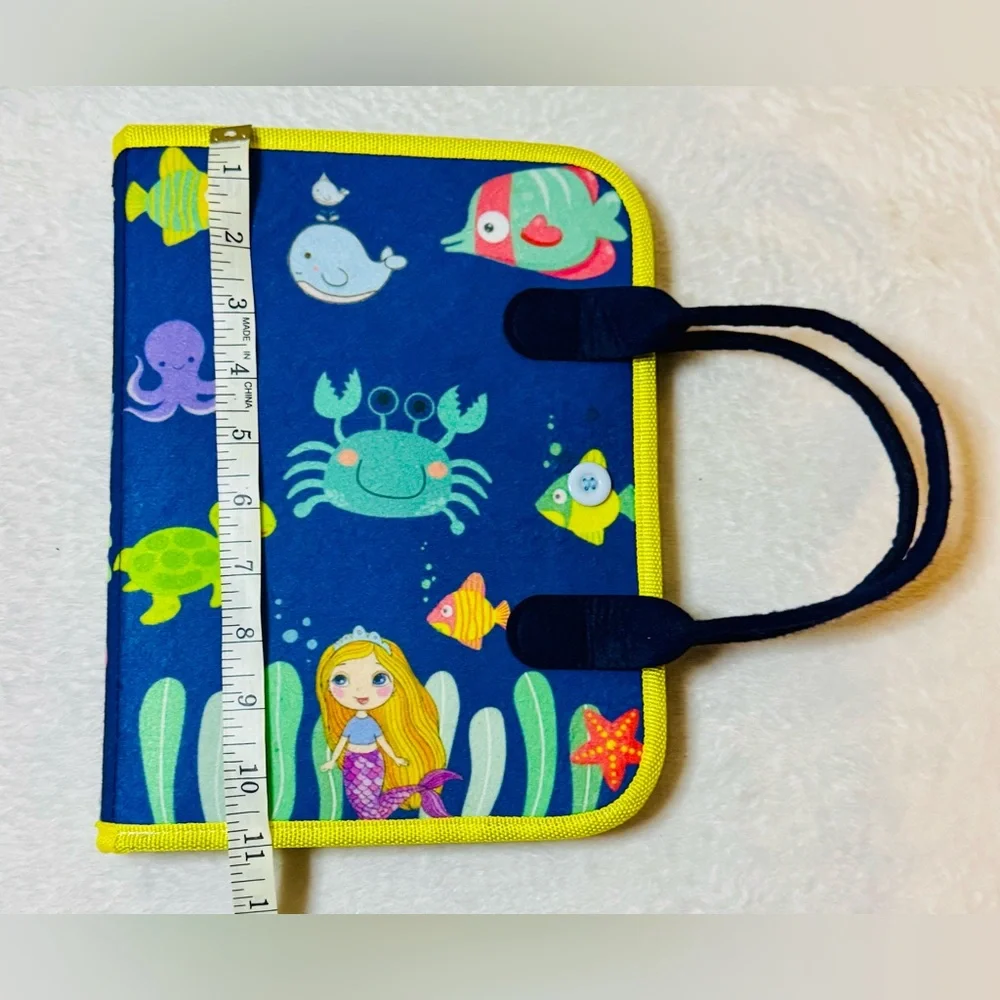 Soft & Colorful Busy Board Activity Carry Bag for Kids